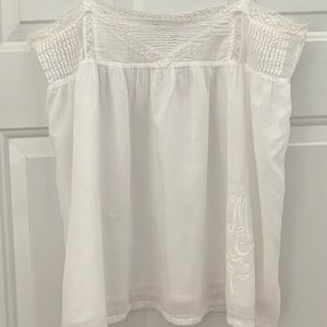 Maje white top with straps